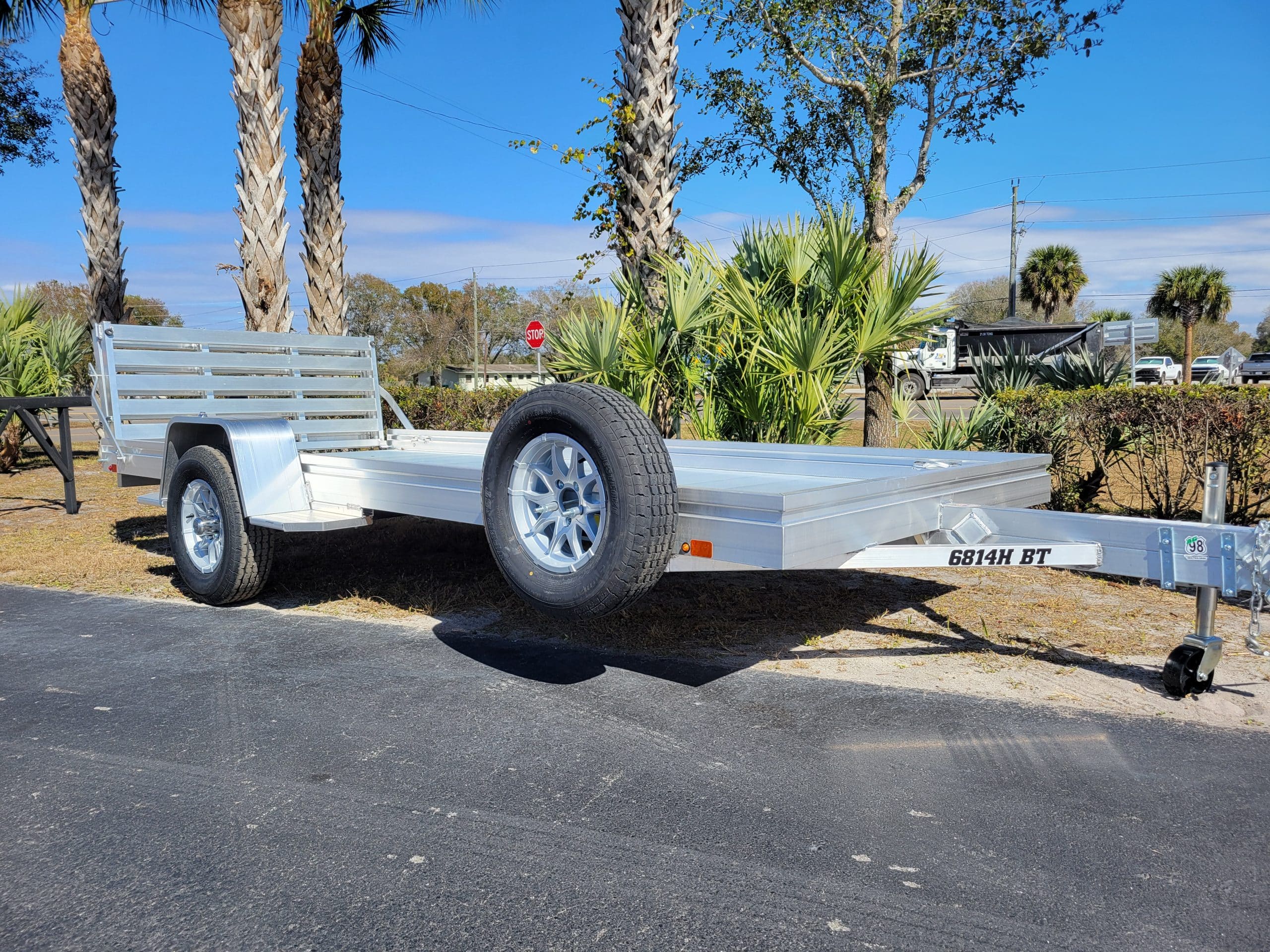 2027 Aluma 5.6 x 14 6814H Utility Trailer Stock No: ALU 310884