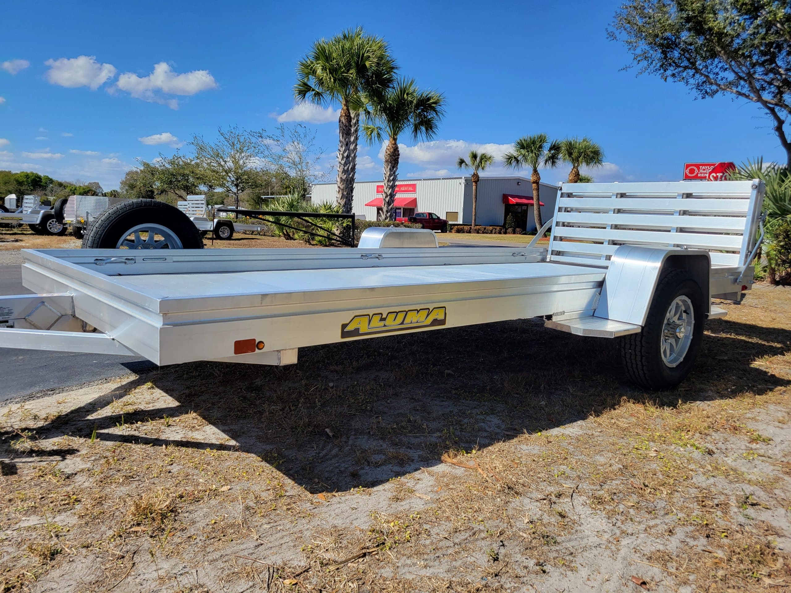 2027 Aluma 5.6 x 14 6814H UTILITY TRAILER Stock No: ALU 310883