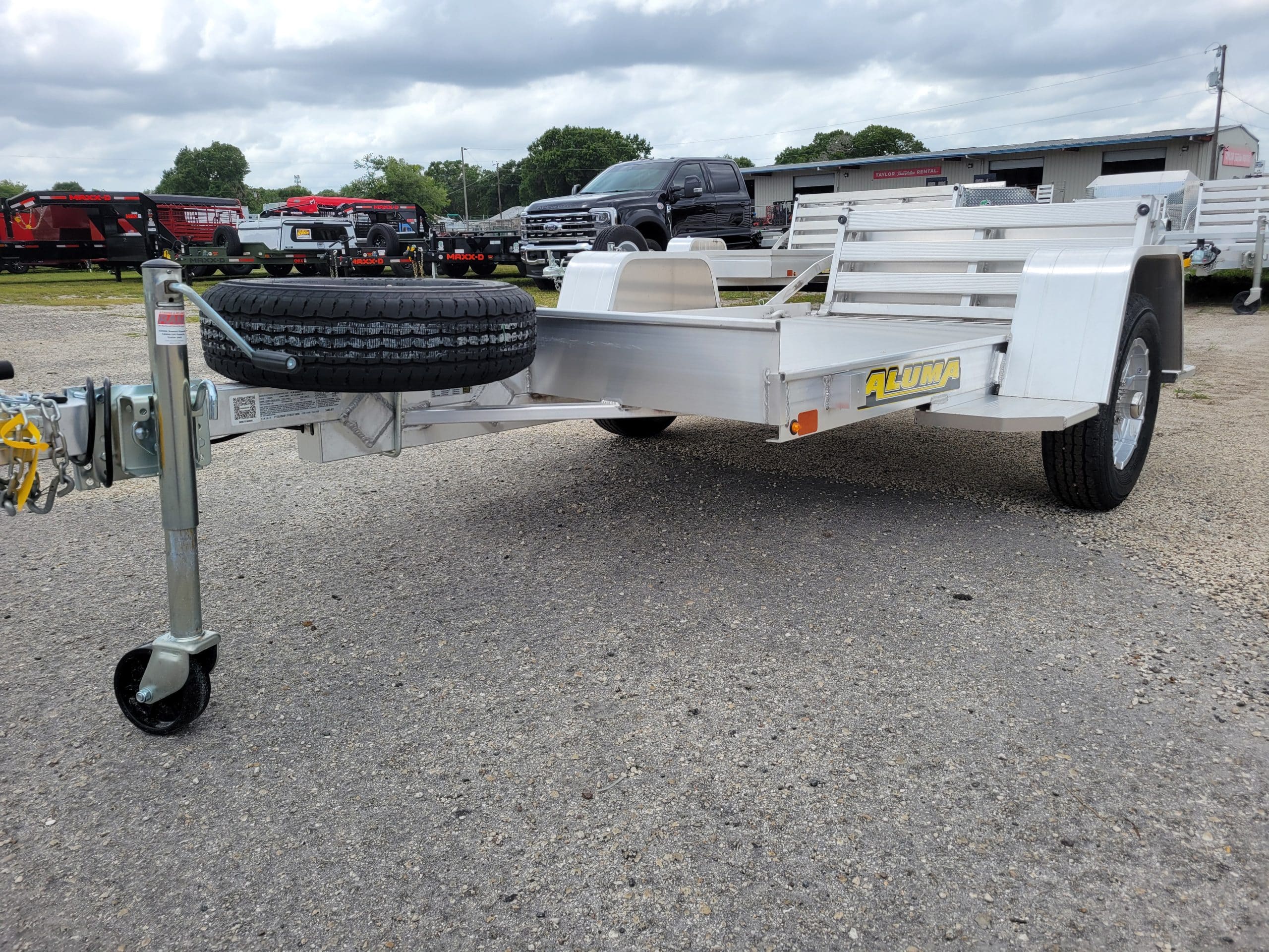2027 Aluma 4.5 x 8 EX548S-BT Utility Trailer Stock No: ALU 311636